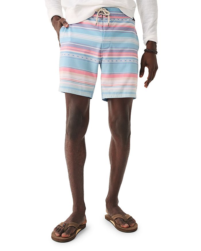 Faherty Men's Classic Regular Fit Board Swim Shorts Bloomingdale's