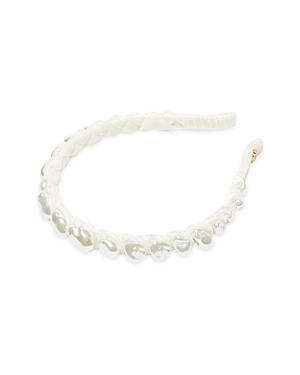 Lele Sadoughi Graduated Baroque Pearl Headband