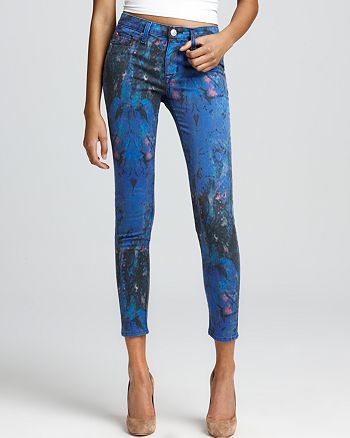 Hudson - Nico Mid Rise Super Skinny Jeans in Nebula