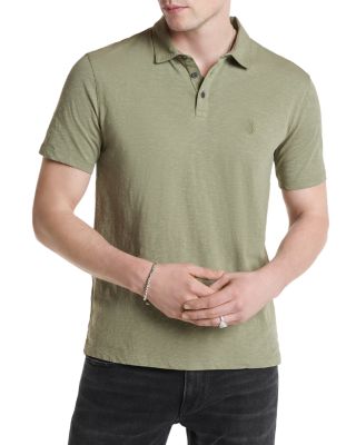 John Varvatos Men's Regular Fit Victor Slub Polo Shirt | Bloomingdale's