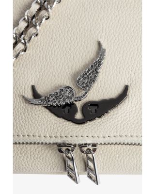 Rock Swing Your Wings Leather Clutch Bag 
