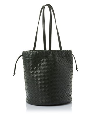 Large Castello Intrecciato Leather Tote