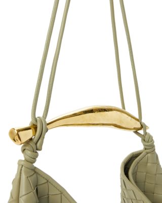 Medium Sardine Intrecciato Leather Shoulder Bag