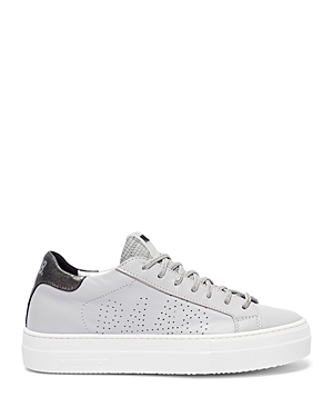 Shop P448 Women's F23 Thea Lace Up Low Top Sneakers In Roccia