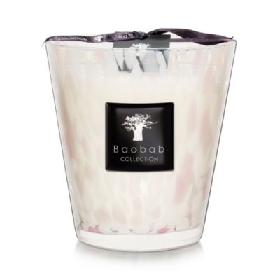 Max 16 White Pearls Candle