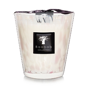 Baobab Collection Max 16 White Pearls Candle