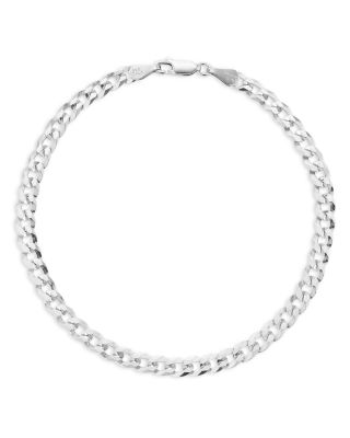 Milanesi And Co - Men's Sterling Silver 5mm Curb Chain Bracelet