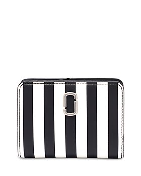 MARC JACOBS - The Striped J Marc Mini Compact Wallet 