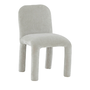 Shop Tov Furniture Georgia Chenille Dining Chair In Light Gray