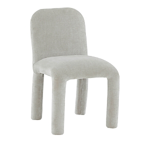 Tov Furniture Georgia Chenille Dining Chair In Light Gray