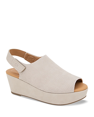 Gentle Souls By Kenneth Cole Nyssina Platform Slingback Sandal In Mushroom