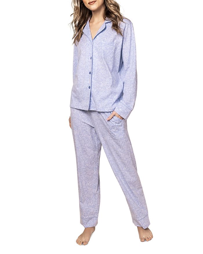 Petite Plume Paisley Pima Pajama Set Bloomingdale's