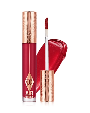 Shop Charlotte Tilbury Airbrush Flawless Matte Liquid Lip Blur 0.22 Oz. In Ruby Blur (ruby Red)