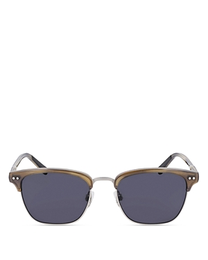 Shop Shinola Runwell Brow Sunglasses, 52mm In Beige/gray Solid