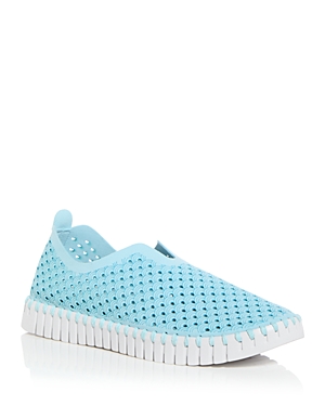 Ilse Jacobsen Tulip 139 Perforated Slip-on Sneaker In Sapphire