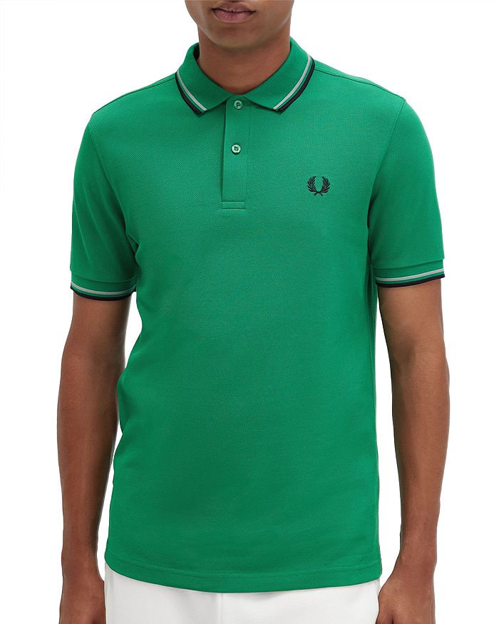 Fred Perry Twin Tipped Slim Fit Polo In
