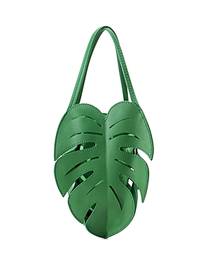 Shop Staud Palm Mini Bag In Leaf