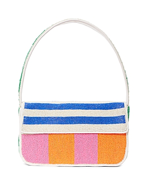 STAUD TOMMY BEADED SHOULDER BAG