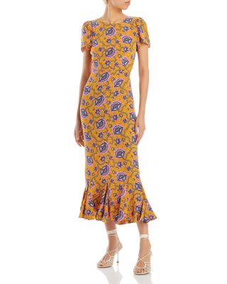 RHODE Lulani Midi Dress | Bloomingdale's