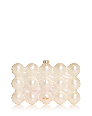 Shop Cult Gaia The Bubble Clutch In Ivory