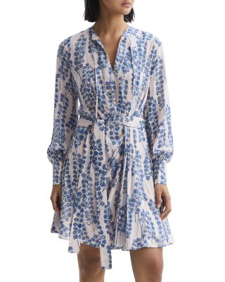 REISS Marnie Belted Mini Dress | Bloomingdale's Women