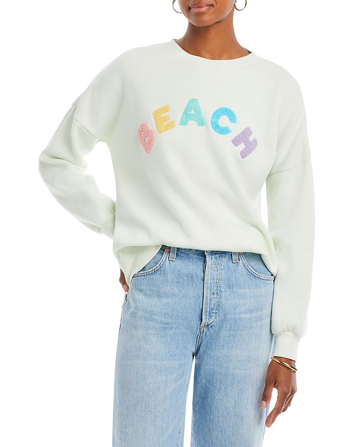 Vintage Havana Beach Appliqué Sweatshirt