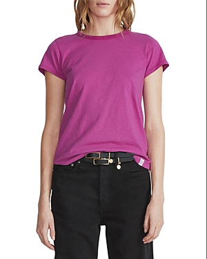 Rag & Bone The Slub Tee In Fuchsia