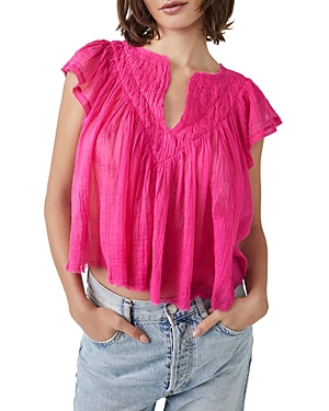 Shop Free People Padma Top In Magentiful