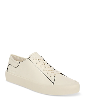 Shop Vince Women's Gabi 2 Lace Up Low Top Sneakers In Marble Cream