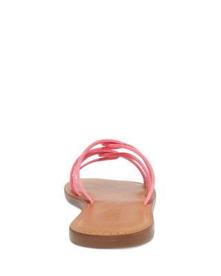 Women&#39;s Lyta Patent Strappy Slide Sandals