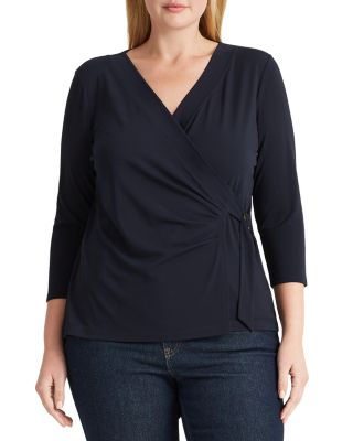 Ralph Lauren - Faux Wrap Top
