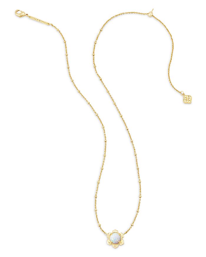 Kendra Scott Susie Short Pendant Necklace in 14K Gold Plated 19