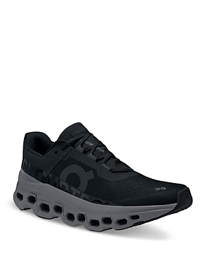 Shop On Women's Cloudmster Lace Up Running Sneakers In Black Magnet