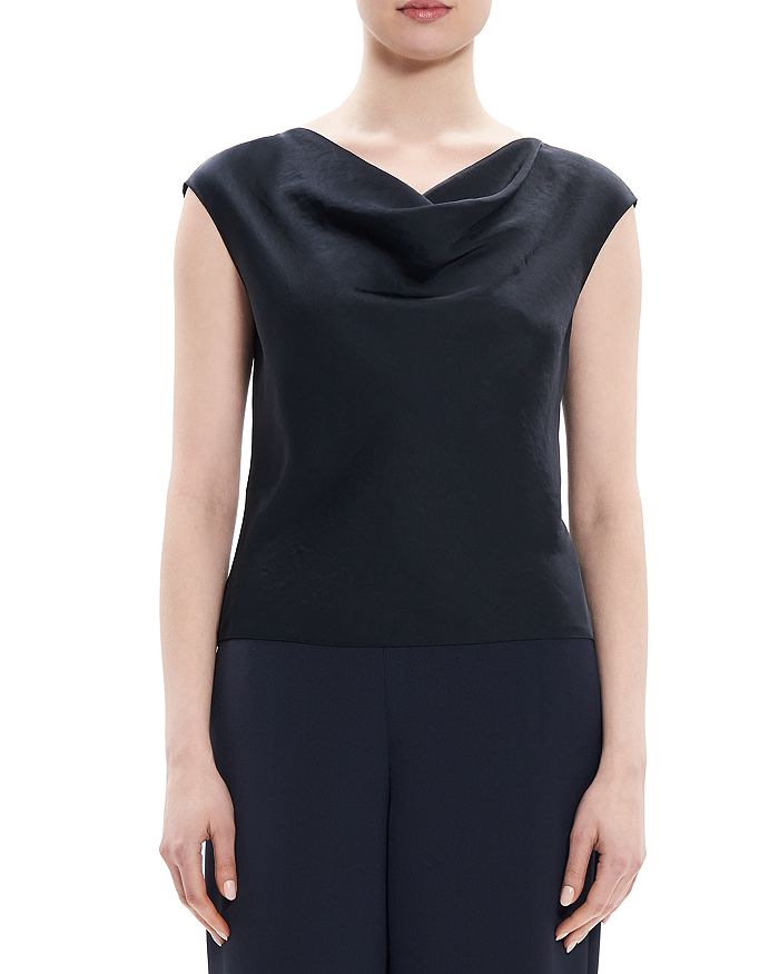 Theory Cowl Neck Top | Bloomingdale's