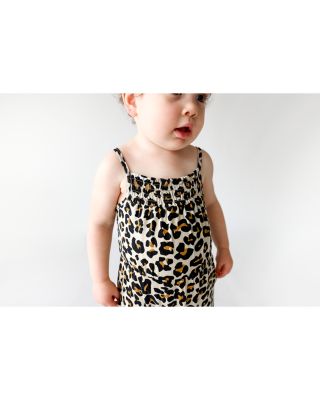 Girls' Smocked Spaghetti Strap Jumpsuit - Baby