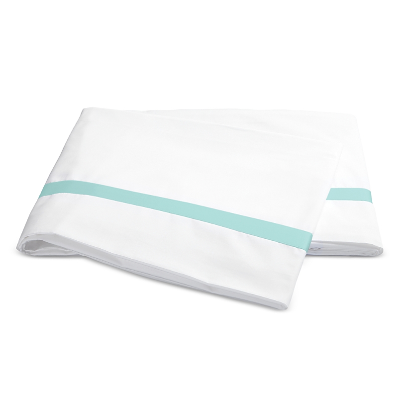 Matouk Lowell Flat Sheet, Twin In White