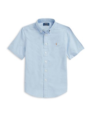 Boys' Cotton Oxford Short Sleeve Shirt - Big Kid