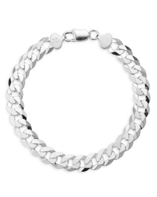 Milanesi And Co - Sterling Silver 9mm Curb Chain Bracelet