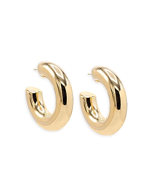 By Adina Eden Chunky Bubble Hoop Earrings in Gold Filled