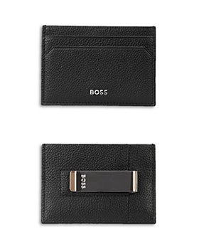 Buy BOSS Monogrammed Money-Clip Card Holder Wallet