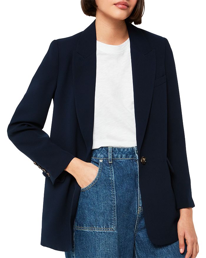 Whistles Crepe Boyfriend Blazer Bloomingdale's