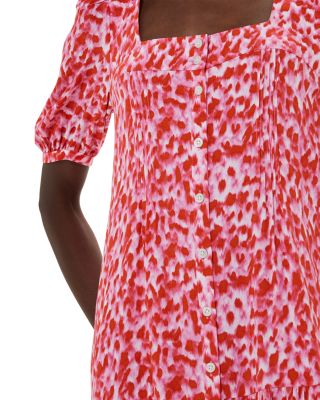 Blurred Animal Flippy Dress