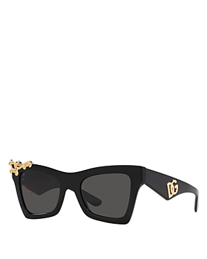 Dolce & Gabbana Embellished Cat Eye Sunglasses, 51mm