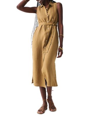 Faherty Laguna Sleeveless Shirtdress | Bloomingdale's Women