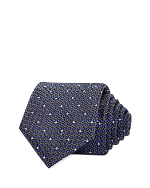 The Men's Store at Bloomingdale's Micro Dot Medallion Silk Classic Tie - 100% Exclusive