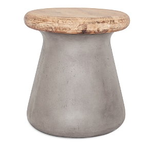 Moe's Home Collection Earthstar Outdoor Stool In Gray
