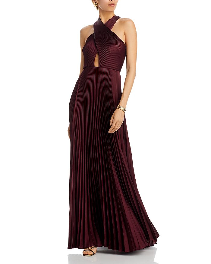 A.L.C. - Athena Pleated Cutout Gown&nbsp;