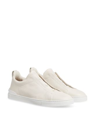 Ermenegildo Zegna｜SNEAKERS (Deerskin Triple Stitch Snea Dark Brown Deerskin Triple Stitch™ Sneakers SS25 22361780