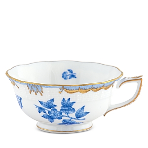 Herend Porcelain Tea Cup In Blue