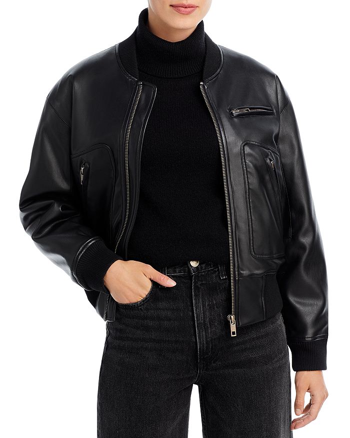 Apparis Chaz Faux Leather Coat | Bloomingdale's